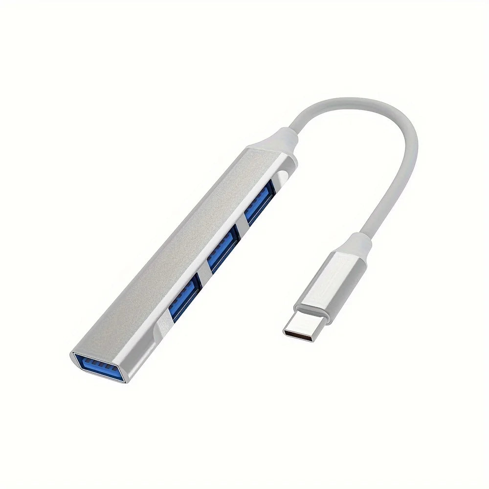 4-Port Multi-Splitter Type C Hub USB Adapter OTG for Xiaomi Lenovo MacBook 13 15