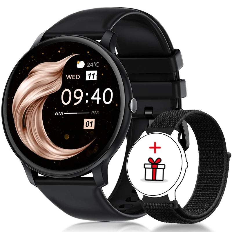 LIGE New Smart Watch Wireless Charging Smartwatch Bluetooth