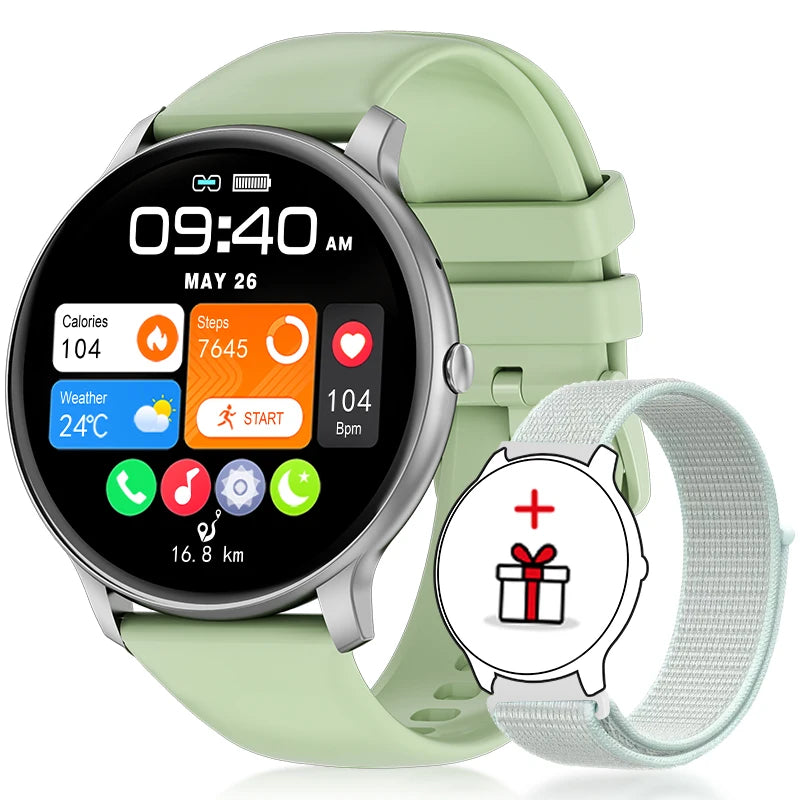LIGE New Smart Watch Wireless Charging Smartwatch Bluetooth