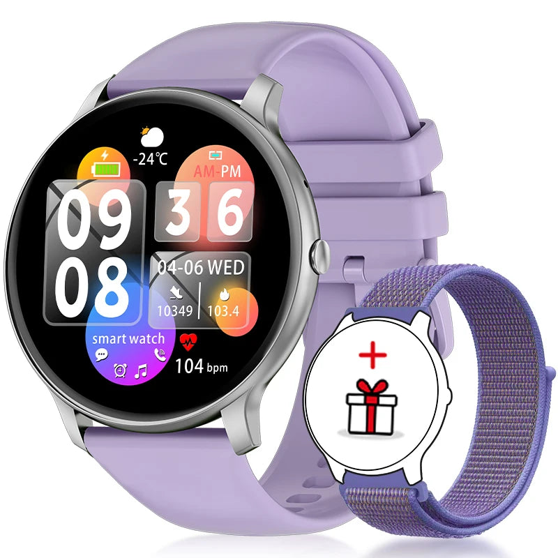 LIGE New Smart Watch Wireless Charging Smartwatch Bluetooth