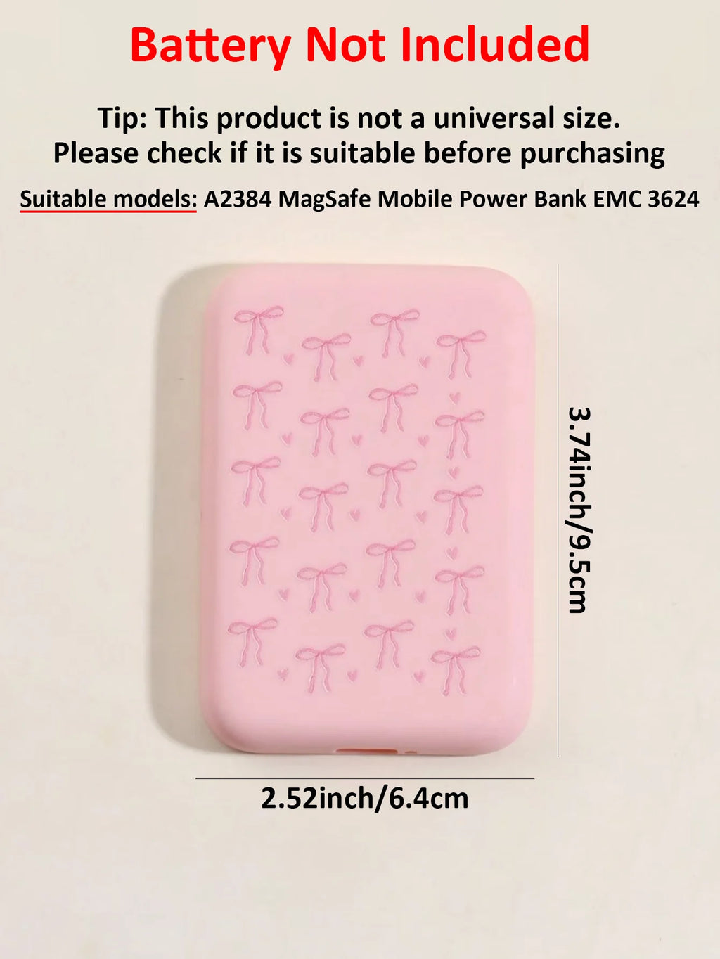 Cute  Protective Cases, Compatible with Magsafe Power Banks, Tpu Shockproof Protective Cases, Compatible with iPhone 18/17/16/15/14/13/12/11 (Only the Case, Battery Not Included).