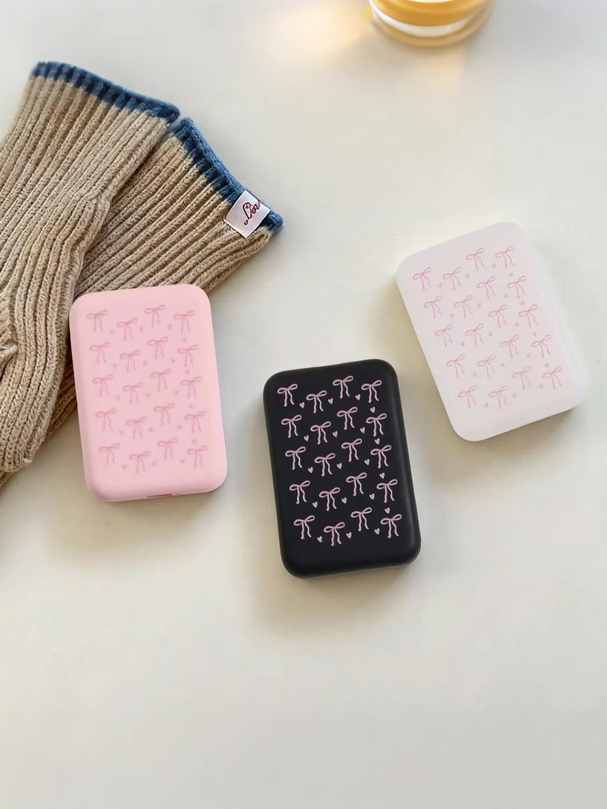 Cute  Protective Cases, Compatible with Magsafe Power Banks, Tpu Shockproof Protective Cases, Compatible with iPhone 18/17/16/15/14/13/12/11 (Only the Case, Battery Not Included).