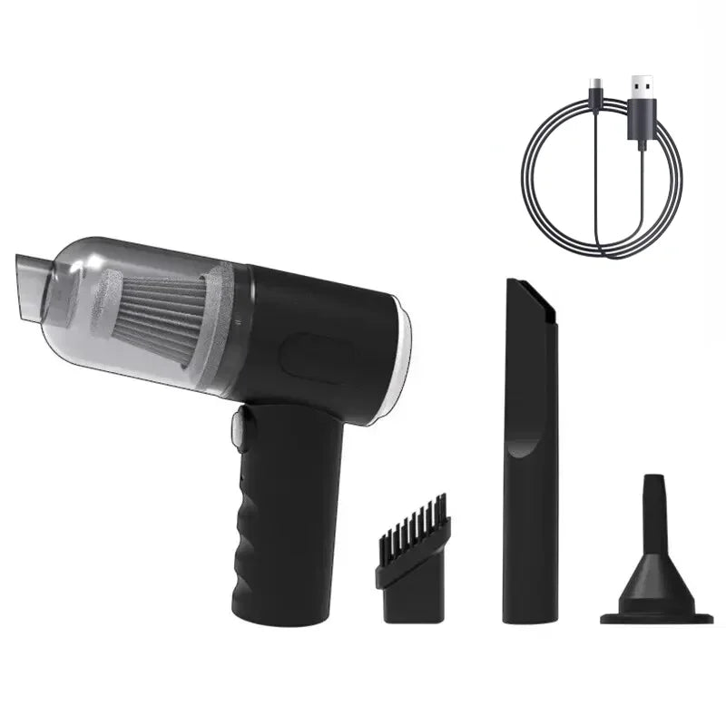 Wireless Car Vacuum Cleaner USB Charging 1200mAh Portable Cleaning